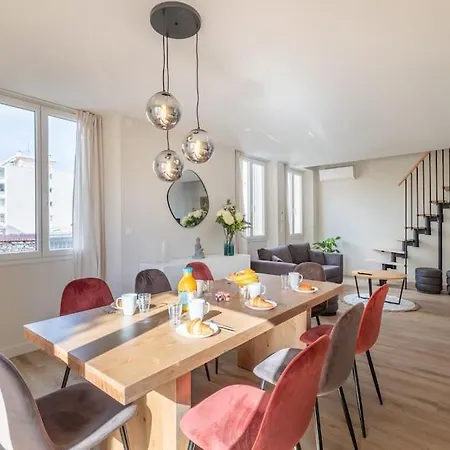 Hébergement de vacances Brp Center,top Floor Luxurious House,8 Bed Cannes